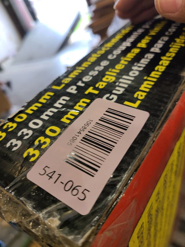 Photo 1 of 13" Pro Laminate/Vinyl Floor Cutter with Floor Installation Kit, 15°/30°/ 45° Instant Cuts in One Step, Cuts Laminate Floor, Engineer Wood, LVP/T, VCT, SPC, WPC, Siding & More; Black 5 deal!