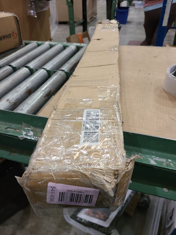 Photo 1 of 2 Pack Matte Black Curtain Rods 36-72", Adjustable 1-Inch Window Curtain Rods, Telescoping Decorative Drapery Rods with Cap Finials