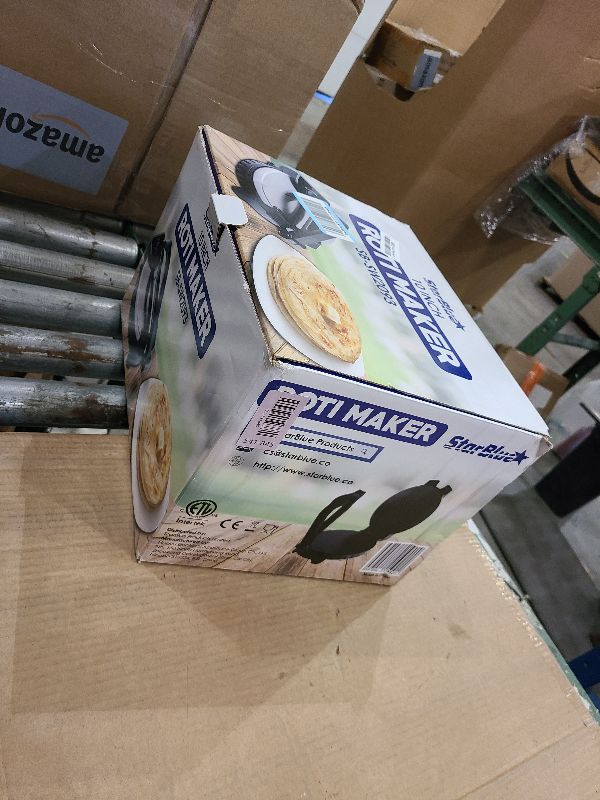 Photo 1 of 10inch Roti Maker by StarBlue with FREE Roti Warmer - The automatic Stainless Steel Non-Stick Electric machine to make Indian style Chapati, Tortilla, Roti AC 120V 50/60Hz 1200W