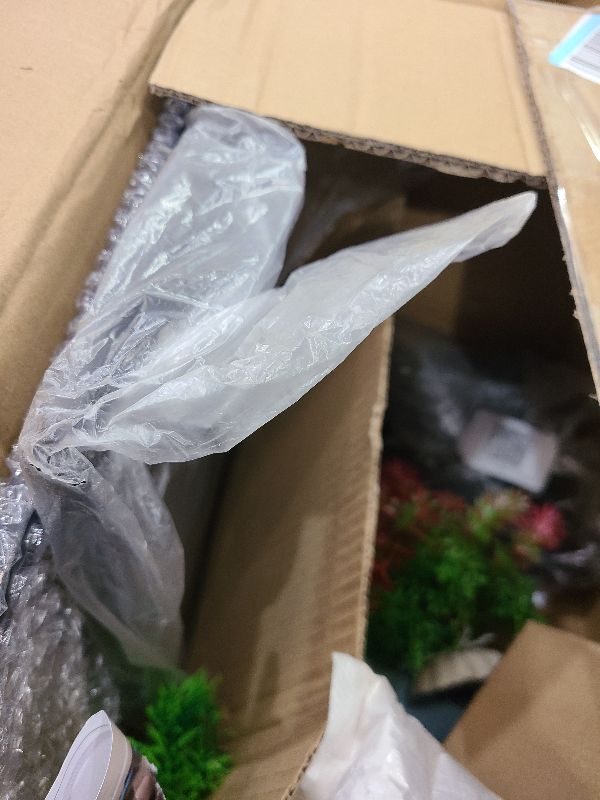 Photo 1 of (Tank + Light + Filter + Filter Balls) Turtle Tank Kit, Turtle Tank Starter Kit,Bottom Drainage, Multi-Function Areas for Turtles, Crabs,Fishes, Amphibians,Reptiles. (21.65 × 12.28 × 12.28 Inch)