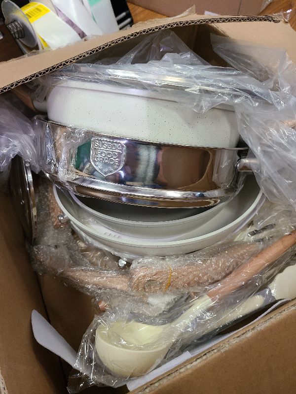 Photo 1 of 16PCS Pots and Pans Set Non Stick Cookware Set Nonstick with Cooking Set