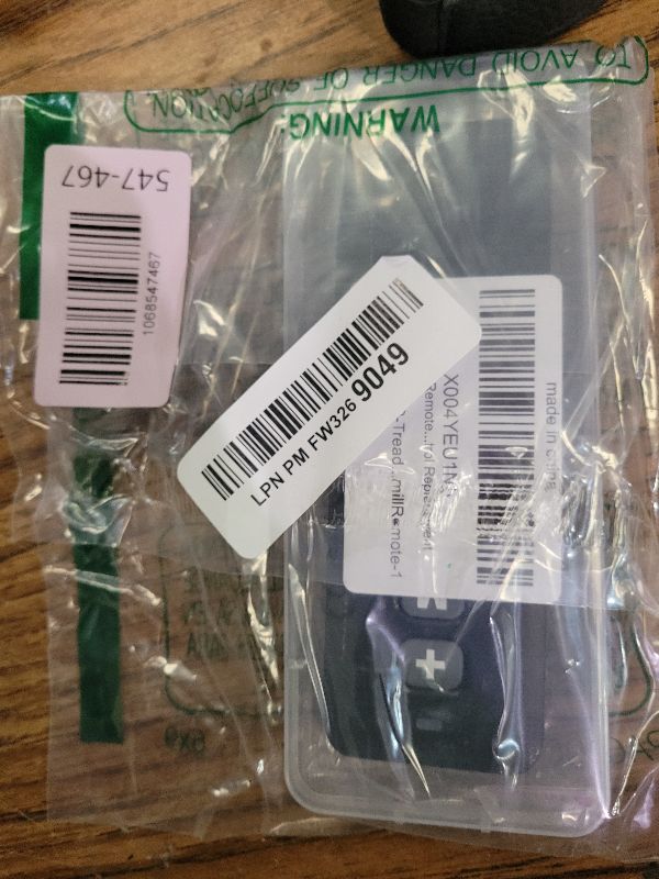 Photo 1 of 1-Pack Walking Pad Remote Control Replacement - Compatible with Walking Pad Q1