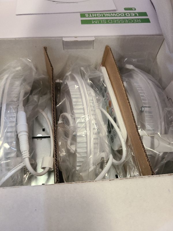 Photo 1 of 12 Pack Smart Recessed Lighting 6 Inch, 6 Inch LED Recessed Lights 12W 1200LM, Smart Downlight with Junction Box Compatible with Alexa/Google Assistant and Siri - ETL and Energy Star Certified