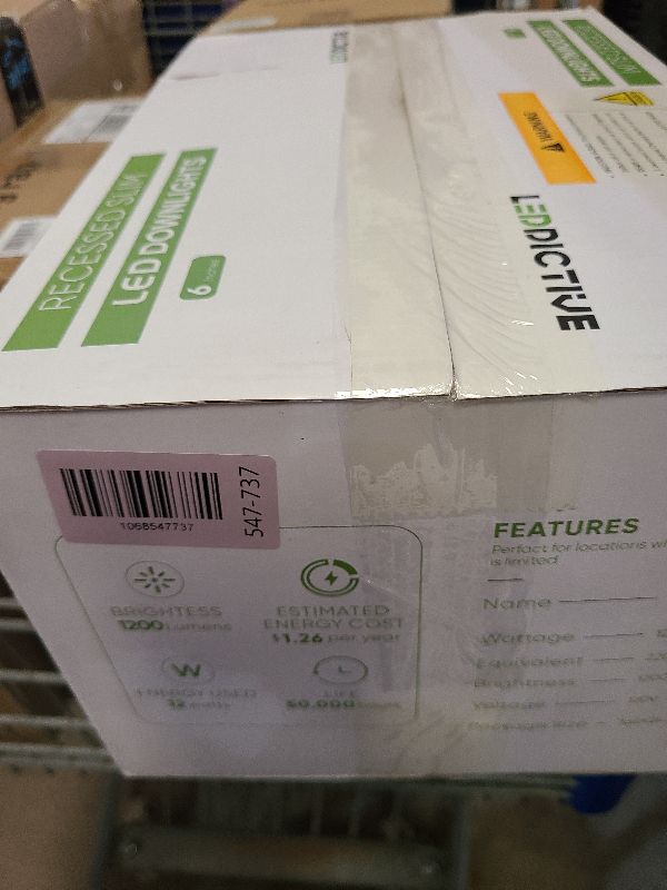 Photo 1 of 12 Pack Smart Recessed Lighting 6 Inch, 6 Inch LED Recessed Lights 12W 1200LM, Smart Downlight with Junction Box Compatible with Alexa/Google Assistant and Siri - ETL and Energy Star Certified