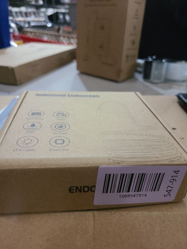 Photo 1 of [Dual-Lens] Endoscope Camera with Light, 1920P HD Borescope with 8+1 Adjustable LED Lights, IP67 Waterproof 16.5FT Semi-Rigid Snake Cord Inspection Camera for iPhone, iPad and Android Phone (Type C)