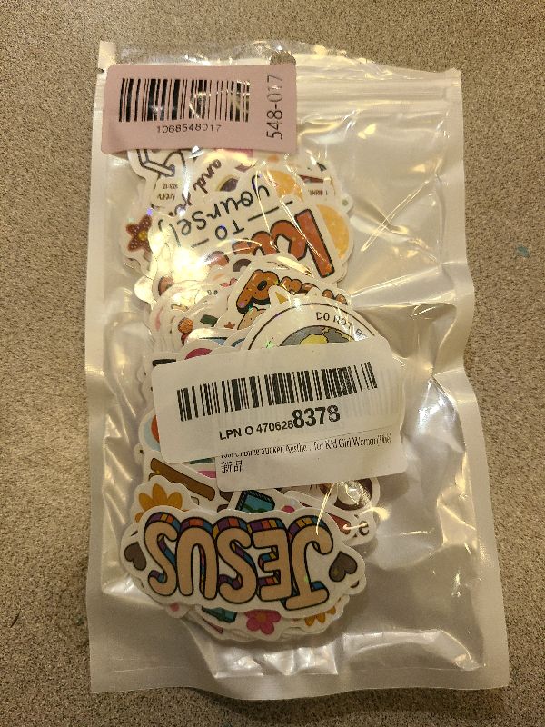 Photo 1 of 100Pcs Bible Sticker,Aesthetic Stickers,Vinyl Waterproof Bible Stickers,for Water Bottle Laptop Phone Journal,Gifts for Kid Girl Women (Bible)