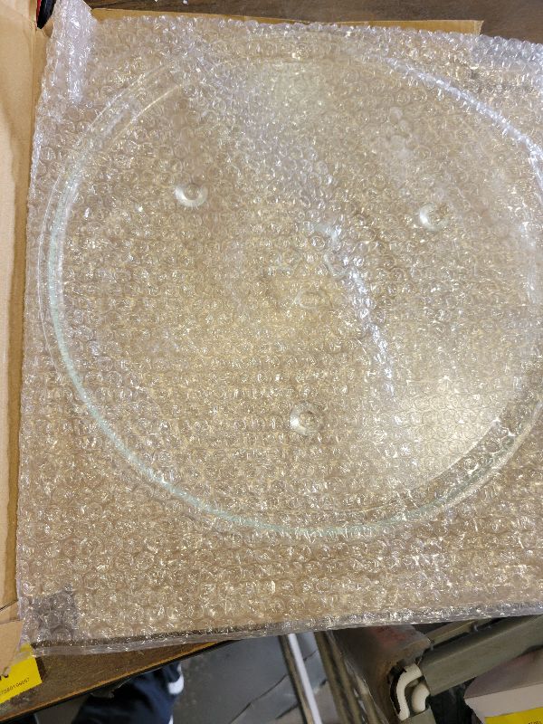 Photo 1 of 10 1/2 Inches Replacement Microwave Glass Plate Compatible with Hamilton Beach 252100500497, HB-P90D23, Microwave Glass Turntable Compatible with GE, Sunbeam, Emerson P23, Replace Part #252100500497