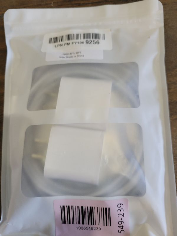 Photo 1 of (6ft+10ft) iPhone Charger Fast Charging for iPhone 14 13 12 Fast Charger,20W USB C Wall Charger with Type C to Lightning Cord for i Phone 13/14/12 Pro Max Plus/11,iPad-2Pack