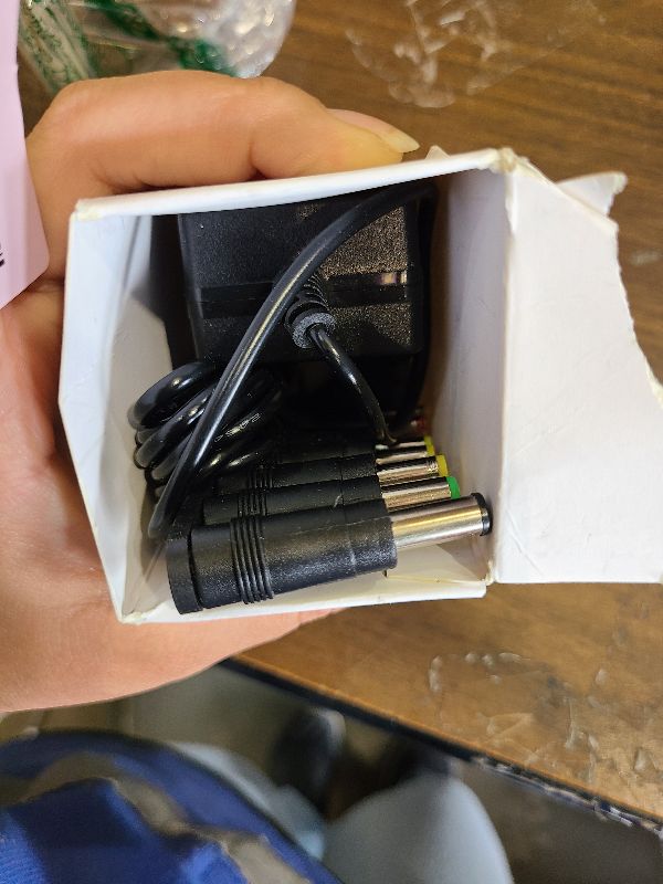 Photo 1 of 18V AC DC Power Supply Adapter 18Volt 1 Amp Charger DC 18V 1A Power Cord with 8 Interchangeable Jacks for 100mA 200mA 300mA 400mA 500mA 600mA 800mA 900mA 1000mA Electronics