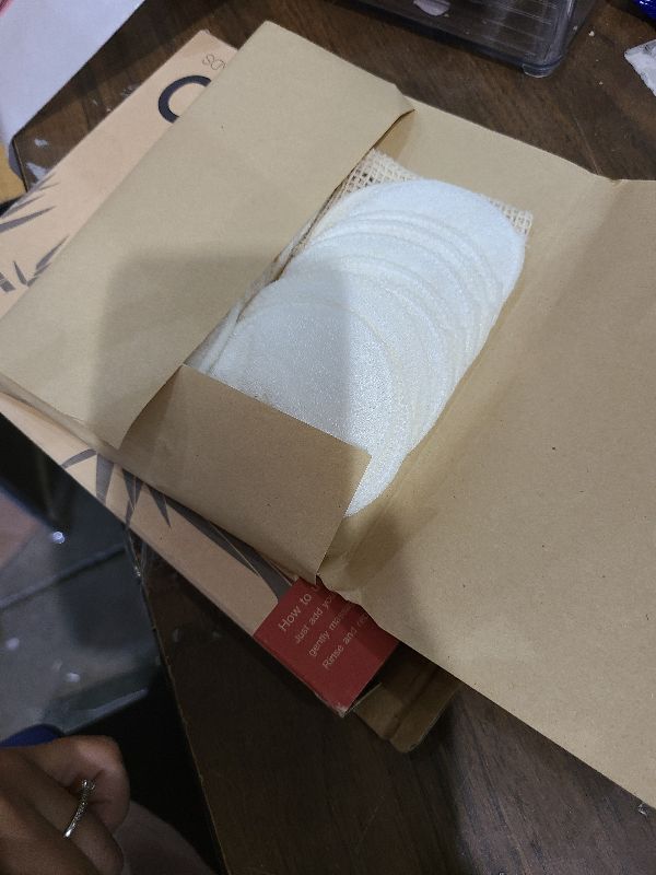 Photo 1 of 20 Packs Organic Reusable Makeup Remover Pads, Washable Bamboo Cotton Rounds for All Skin Types with Cotton Laundry Bag