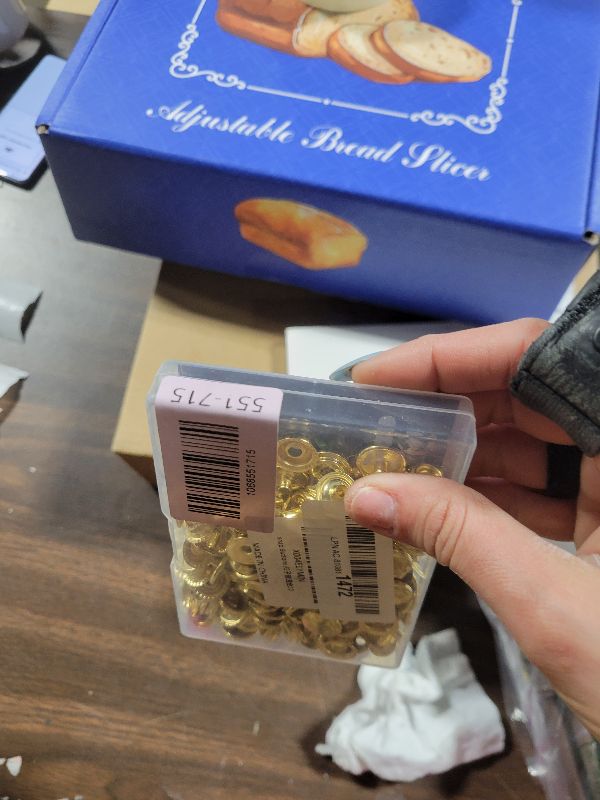 Photo 1 of 160 Pcs Snap Buttons, Fasteners Kit 15mm Stainless Steel Marine Grade Boat Canvas Snaps, 3/8" Socket Metal for Clothing Leather Boat Cover Fabric (Gold)