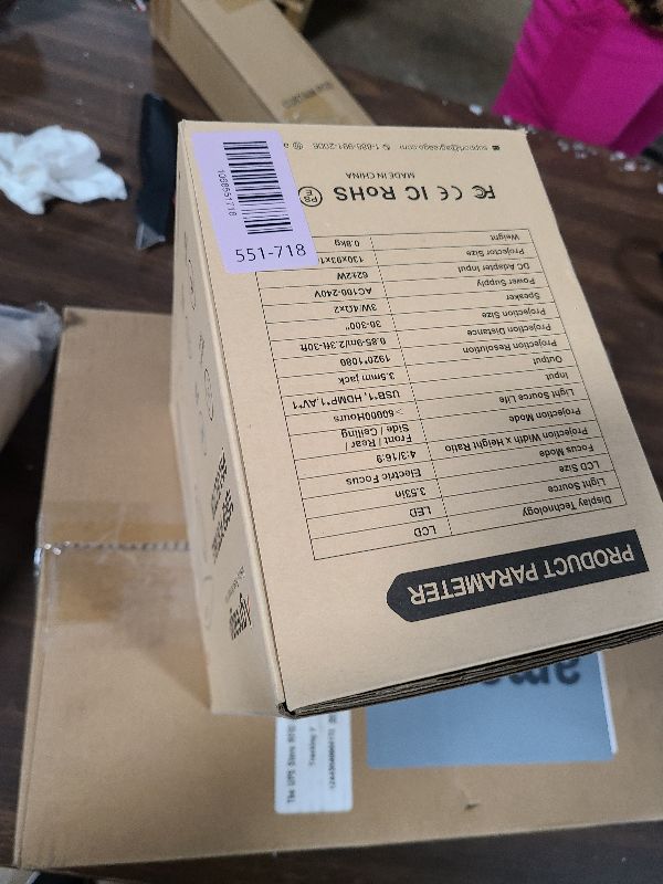 Photo 1 of [Electric Focus] Projector with WiFi and Bluetooth, Native 1080P 15,000 Lumens 4K Supported, Agreago Outdoor Movie Projector for Home Theater UP to 300", for iOS/Android/TV Stick/HDMI/USB