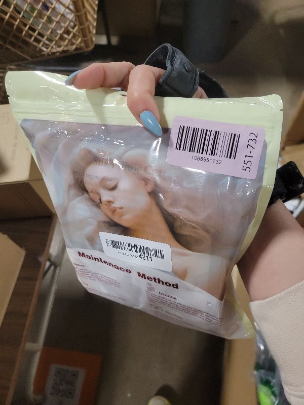 Photo 1 of 2 Pack 100% Pure Silk Pillowcase for Hair and Skin, Both Sides Mulberry Silk Pillowcases with Hidden Zipper, Cooling Pillowcase 19 Momme, 600 Thread Silk Pillow Cases Queen Size, Beige