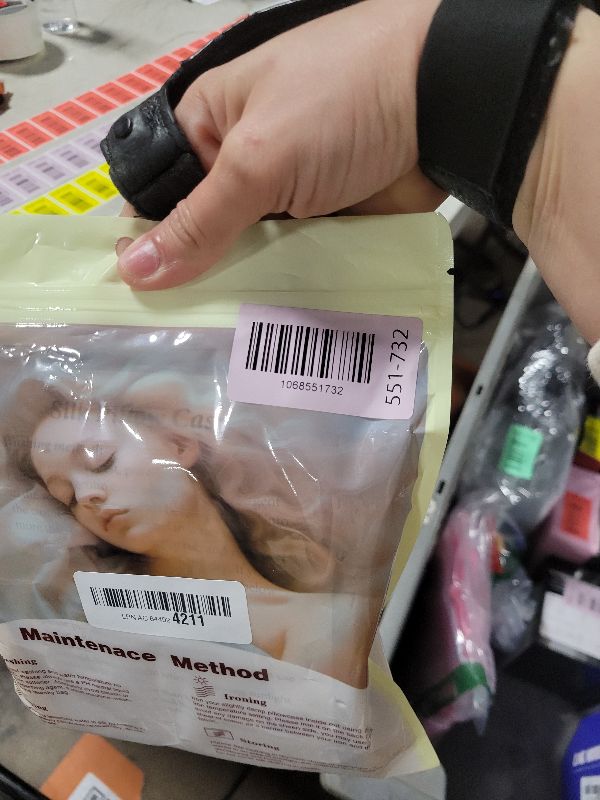 Photo 1 of 2 Pack 100% Pure Silk Pillowcase for Hair and Skin, Both Sides Mulberry Silk Pillowcases with Hidden Zipper, Cooling Pillowcase 19 Momme, 600 Thread Silk Pillow Cases Queen Size, Beige