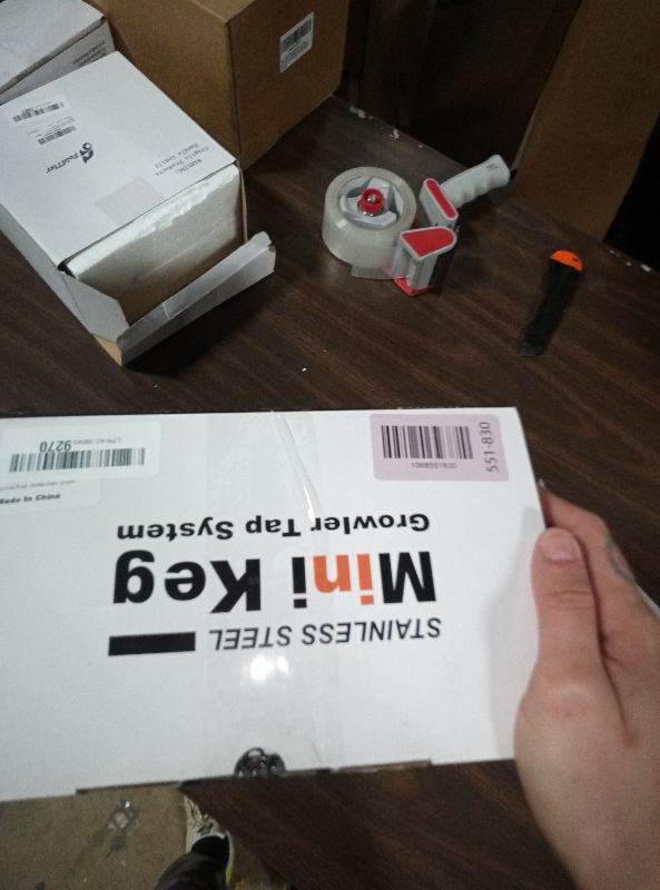 Photo 1 of 128OZ Mini Keg Growler, Draft Beer Dispenser System Portable Stainless Steel Beer Growler Tap System Keeps Carbonation and Fresh with 0-60PSI Dual-Stage CO2 Regulator for Camping, Picnics