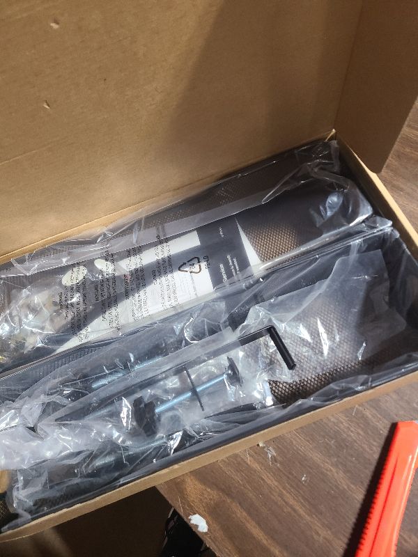 Photo 1 of [Upgraded] 2 Pack Under Desk Cable Management Tray, Cinati Cord Organizers for Table Thickness up to 3", 16" Wire Organization with Clamp No Drill, Cable Management Box for Office - No Damage to Desk