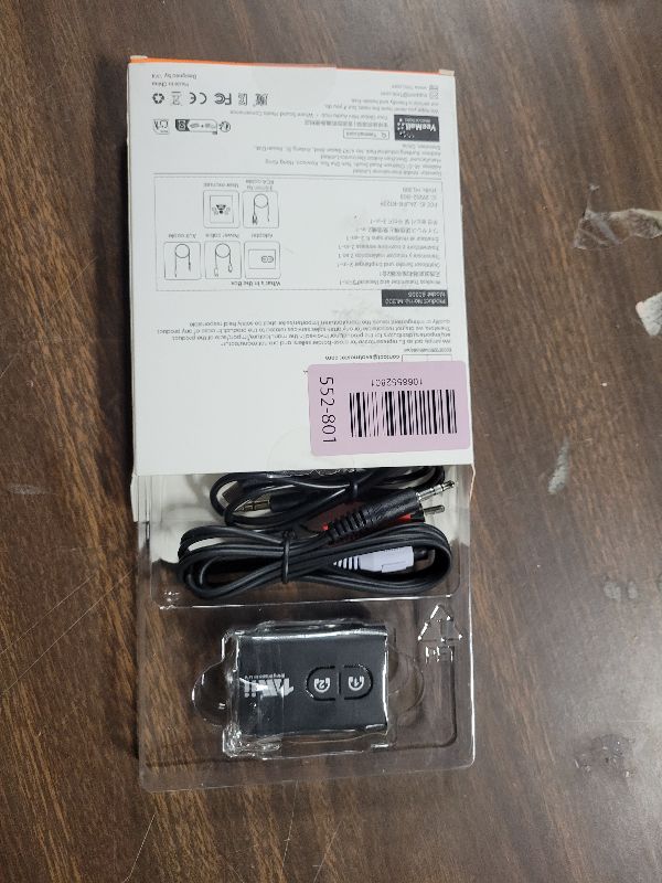 Photo 1 of 1Mii Bluetooth 5.3 Transmitter Receiver for TV to Wireless Headphones, Dual Link aptX Adaptive/Low Latency/HD Audio, Aux Bluetooth Audio Receiver Adapter for Home Stereo, Airplane, Boat, Gym