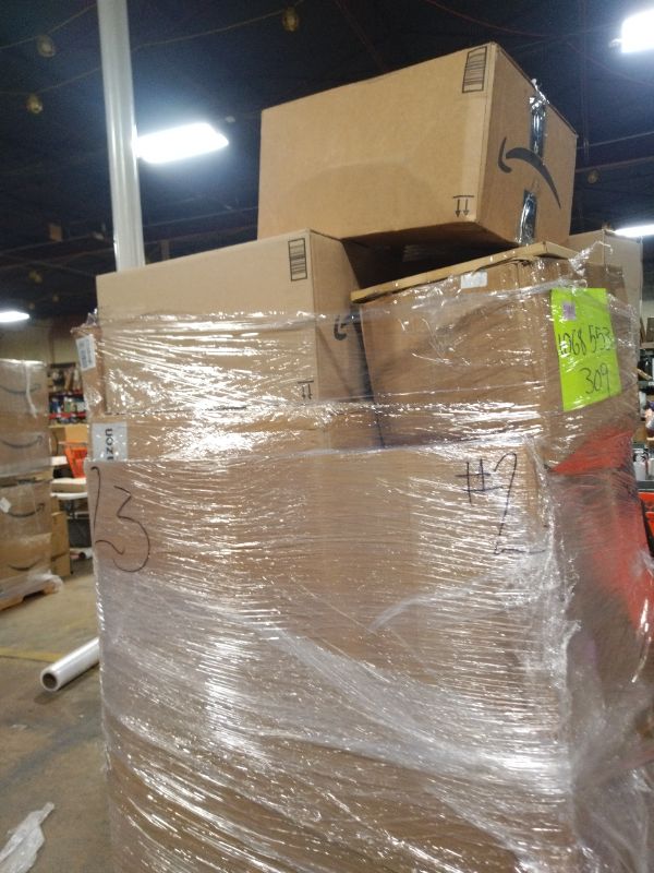 Photo 1 of AS IS GENERAL MERCHANDISE 
PALLET ROUGHLY 6O ITEMS
