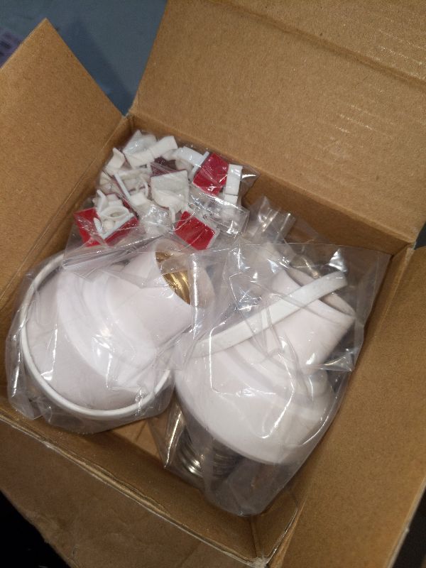 Photo 1 of 2 Pack E26 Light USB Socket Adapter, Lamp Socket Power Adapter 5V 1.5A, Light Socket Adapter Compatible with Wyze Cameras v3,v4,v3 Pro, USB Light Socket for Smart Camera, Smart Bulb, GPS, LED Strip