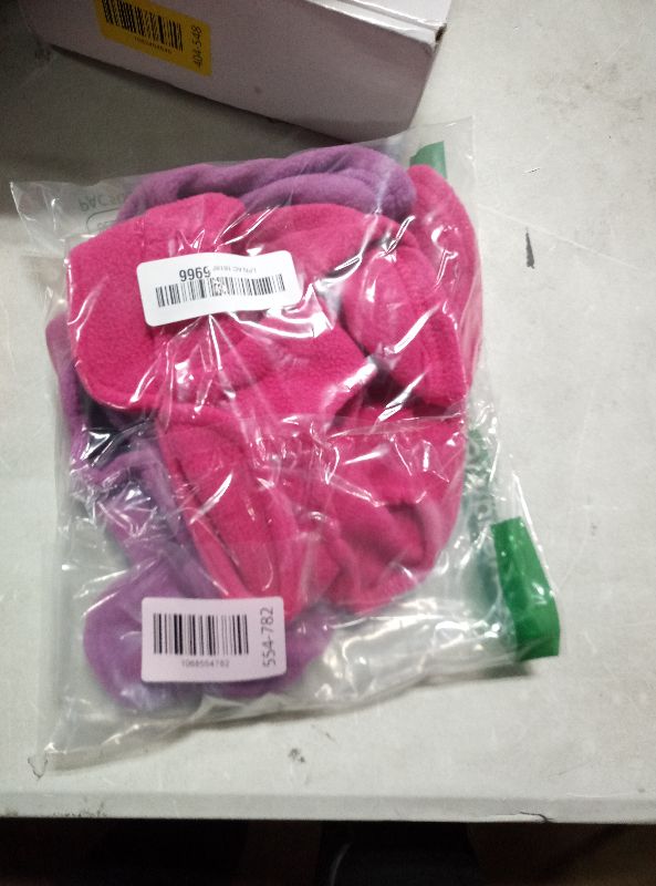 Photo 1 of 2 Pieces Fleece Dog Sweater Vest Winter Warm Dog Clothes for Small Dogs Male Female Fall Pullover Puppy Clothes with D-Ring Soft Puppy Sweater Cold Weather Doggie Coat Outfit (Rose,Purple, Medium)