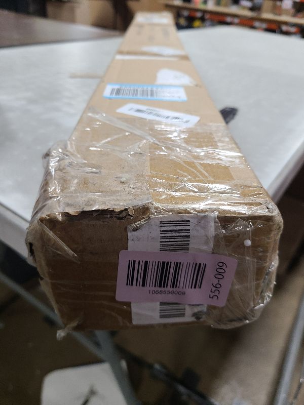 Photo 1 of 10 Pcs 48" * 3" Black Retail Gondola Shelf Front Wire Fence Guard Rail - Display Enhancer for Retail Stores, Sturdy Shelf Guardrail