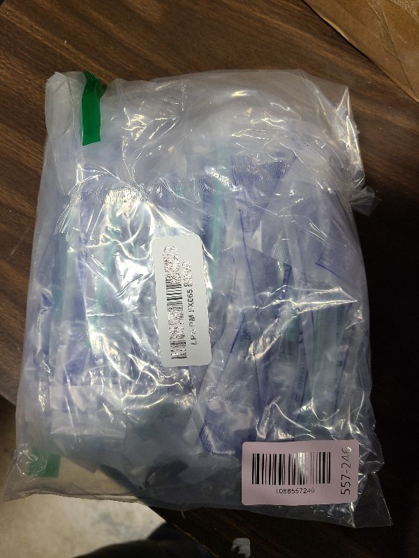 Photo 1 of 1ml Syringe Without Needle Luer Lock Syringes with Cap, Sterile, 50 Pack