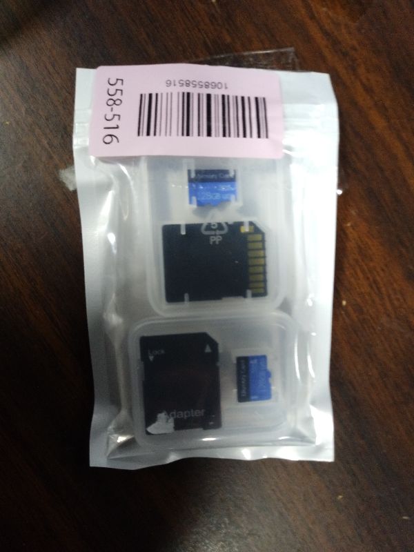 Photo 1 of 2 Pack 128 GB Micro Memory Card with Adapter, TF Memory Card Class 10, Mini Memory sd Card for Camera/Smartphone/Tablet/Drone (Blue 128GB*2)