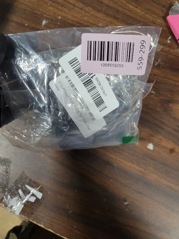 Photo 1 of 1",SoftTouch Rubber Leg Tip (4 Piece), Black