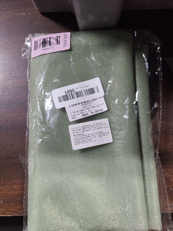 Photo 1 of 0.75X3M Sage Green Wedding Arch Draping Fabric, Rustic Crystal Organza Sheer Background for Birthday Wedding Bridal Ceremony Reception Swag Party Decorations,Organza Chair Sashes, Dinging Table Runner