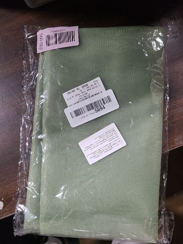 Photo 1 of 0.75X3M Sage Green Wedding Arch Draping Fabric, Rustic Crystal Organza Sheer Background for Birthday Wedding Bridal Ceremony Reception Swag Party Decorations,Organza Chair Sashes, Dinging Table Runner