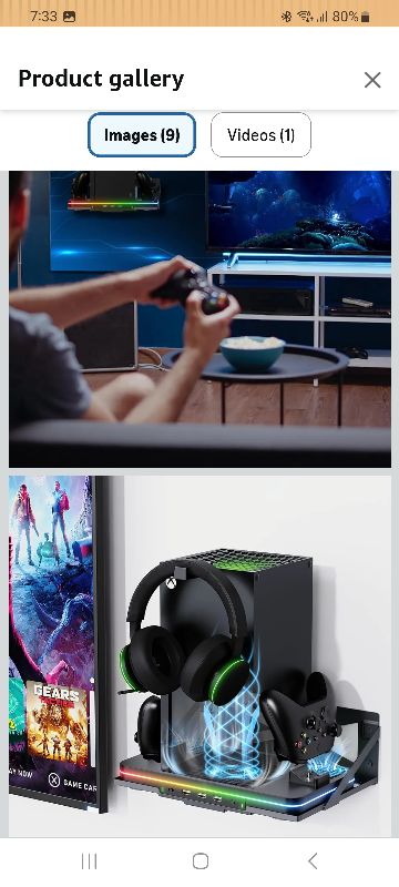 Photo 1 of 
Wall Mount with Cooling Charging Stand for Xbox Series X/S, Luckit Vertical Dual Controller Charger Station Compatible Xbox Series X/S Console Accessories with Cooling Fan, 3 USB Ports&2 Headset Stand