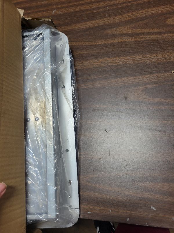 Photo 1 of 16 Inch Galvanized Shutter Exhaust Louver Vent, Automatic Gravity Shutter Louver Vent for Home Attics, Workshops, Barn, Greenhouse (Motor&Blades are not Included)