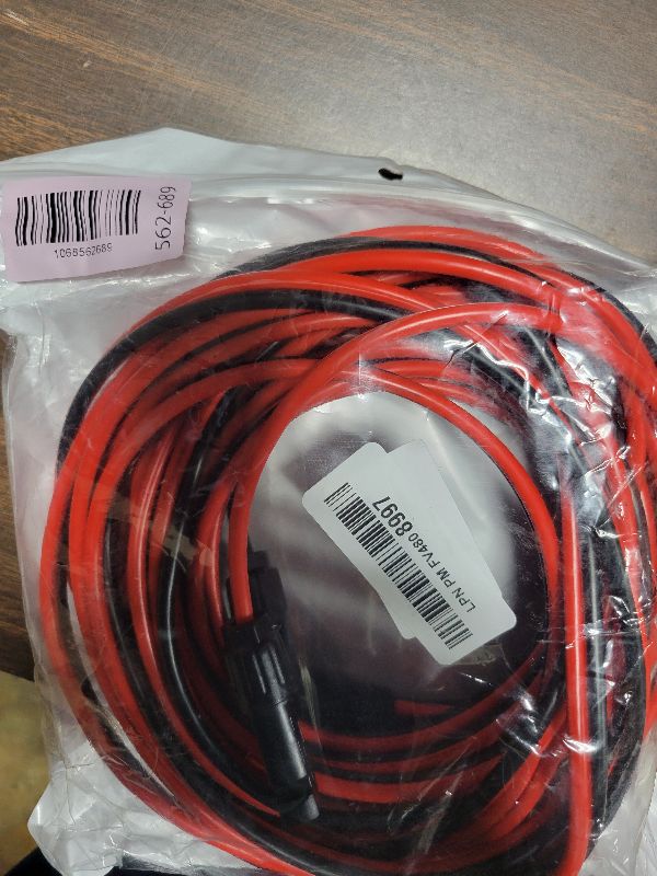 Photo 1 of 10AWG Tinned Copper Wire XT60i to Solar Panel Connector Extension Cable 35FT – Heavy-Duty Solar to XT60i Cable for RC Batteries, Drones, Solar Power Systems, and Renewable Energy Applications