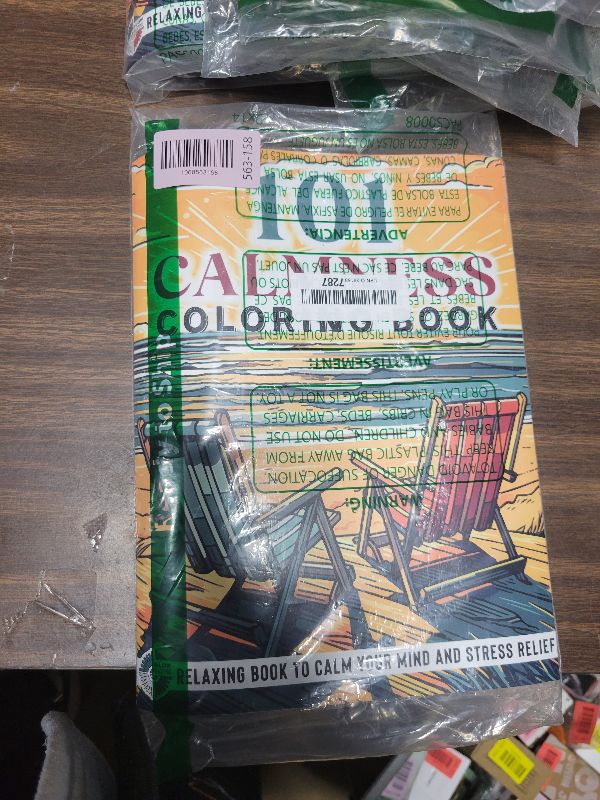 Photo 1 of 101 CALMNESS: Adult Coloring Book — Relaxing Book to Calm your Mind and Stress Relief — Beautiful Designs of Animals, Landscape, Beach, House, Birds, Flowers, and more