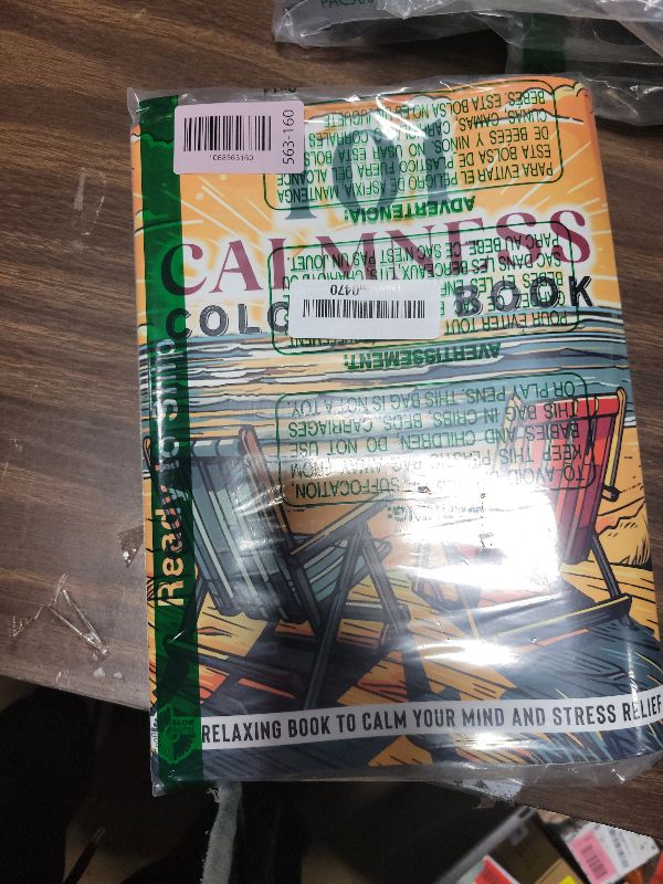 Photo 1 of 101 CALMNESS: Adult Coloring Book — Relaxing Book to Calm your Mind and Stress Relief — Beautiful Designs of Animals, Landscape, Beach, House, Birds, Flowers, and more