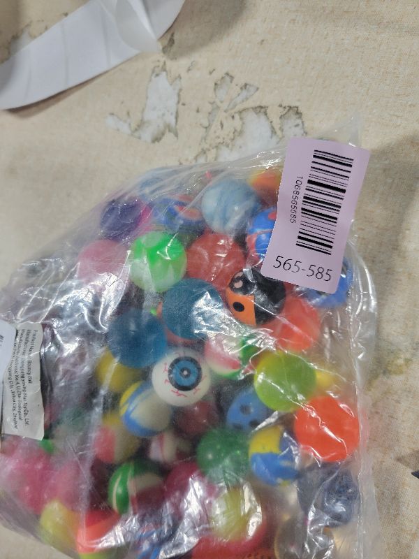 Photo 1 of 100PCS 27mm Rubber Bouncy Balls for Party Favors, Mini Super Bouncy Ball Bulk for Kids, Bouncing Balls Toys for Girls, Boys, Adults, Treasure Box Prizes, Birthday Gifts, Classroom Rewards, Goodie Bag