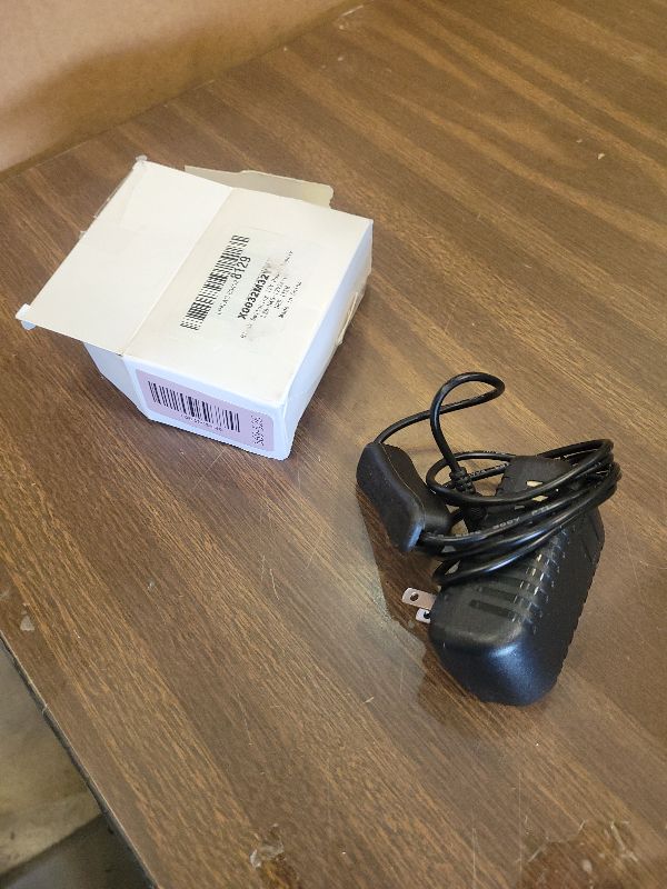 Photo 1 of 12V Power Supply, 12 Volt 2A 24W DC Power Supply with On Off Switch, Black Switching LED Power Adapter, AC 110V to 12V Wall Wart Transformer Plug for LED Strip Lights with 5.5/2.1 DC Female Connector