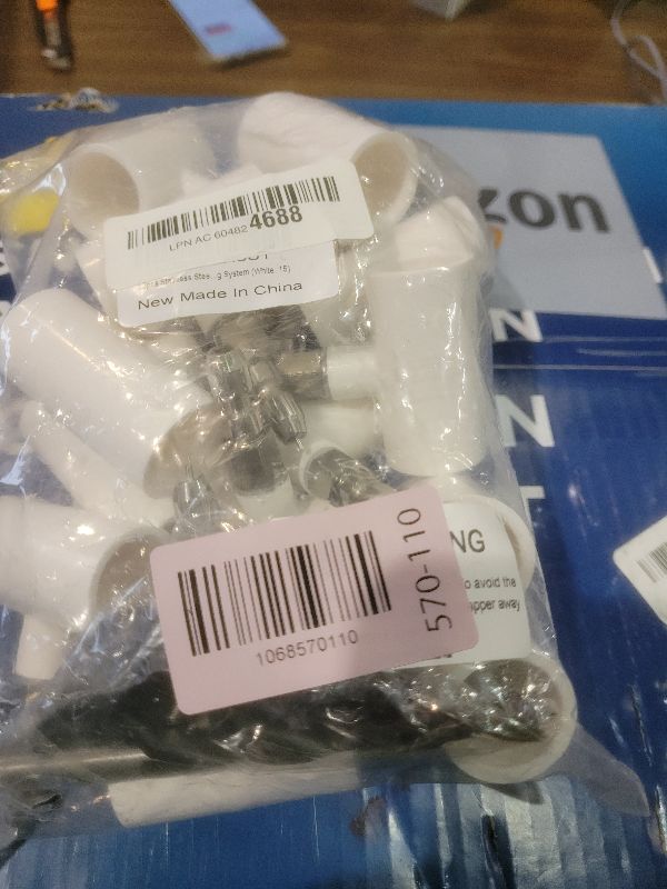 Photo 1 of 15pcs Stainless Steel Rabbit Water Nipples Automatic PVC Tees Rodent Waterering System (White, 15)