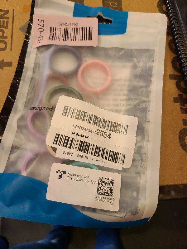 Photo 1 of 10 Pack Ring Cover Compatible with Oura Ring Gen 4/4 Ceramic, Oura Ring Gen 3 Horizon/Heritage, Support Charging with Cover on, Anti-Scratch Elastic Silicone Ring Protector for Men Women Working Out