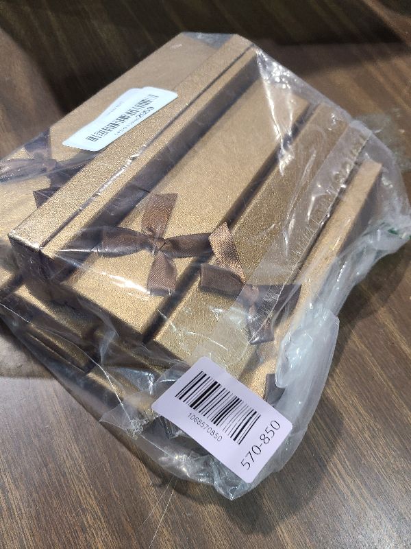 Photo 1 of 12PCS Empty Pen Presentation Box, Ink Pen Display Boxes Bulk, Brown Cardboard Pen Case, Ballpoint Fountain Pen Jewelry Display Box, Gift Collection Case for Classroom Office Birthday Valentine Holiday