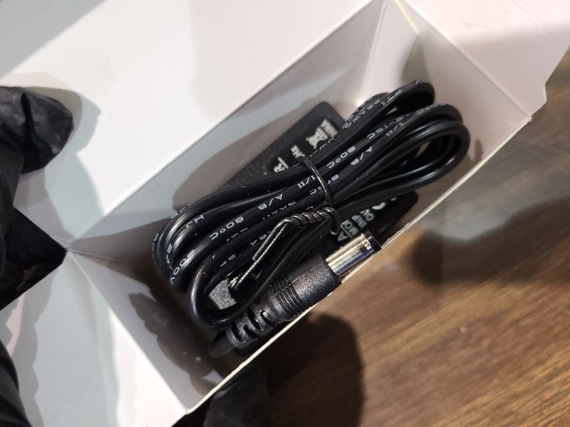 Photo 1 of 12V Charger for Audio Technica Turntable Charger Power Cord for Audio-Technica AT-LP60X AT-LP60X-BK/BW AT-LP60XBT-RD AT-LP120XUSB Record Player,Crosley cr8009a,Tacklife HA2 T6 T8 Pro Power DC Adapter
