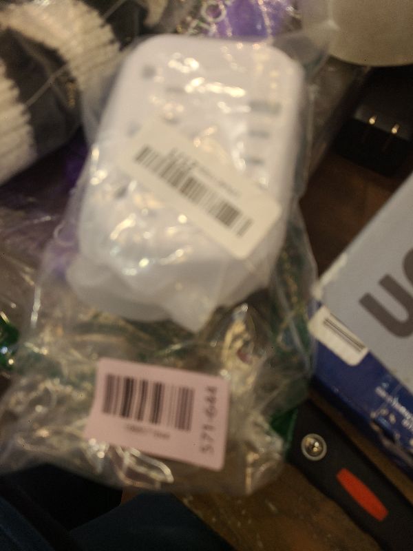 Photo 1 of 2 Pack Cruise Approved Power Strip, Addtam Outlet Extender with 3 Outlets 4 USB (2 USB-C), Foldable Plug Adapter for Travel Essentials Cruise Must Have