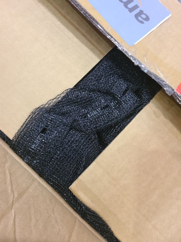 Photo 1 of 12 FT Trampoline Replacement Safety Enclosure Net for 6 Straight Poles Round Frame Trampolines, Breathable and Weather-Resistant with Adjustable Straps(NET ONLY)