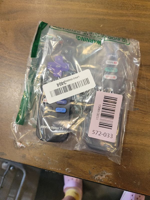 Photo 1 of (Pack of 2) Replacement Remote Control Only for Roku TV, Compatible for TCL Roku/Hisense Roku/Onn Roku/Sharp Roku/Element Roku/Westinghouse Roku/Philips Roku Smart TVs (Not for Roku Stick and Box)