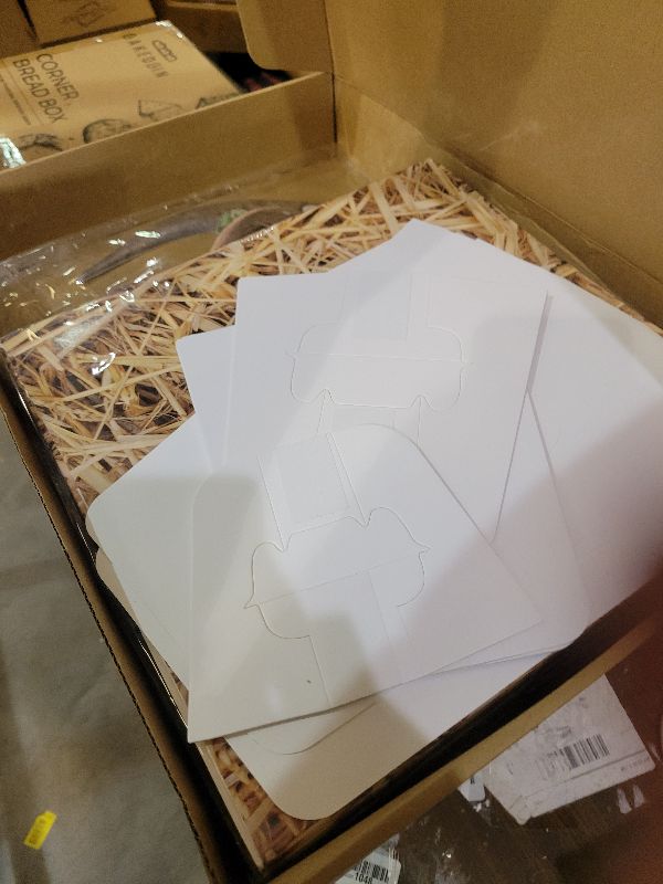 Photo 1 of 16 Pcs Western Party Decorations Set 6 Hay Bales Boxes 2 Wood Print Boxes 2 Wood Wagon Wheels and 6 Western Cowboy Decor for Birthday Farm Party Favors Backdrop