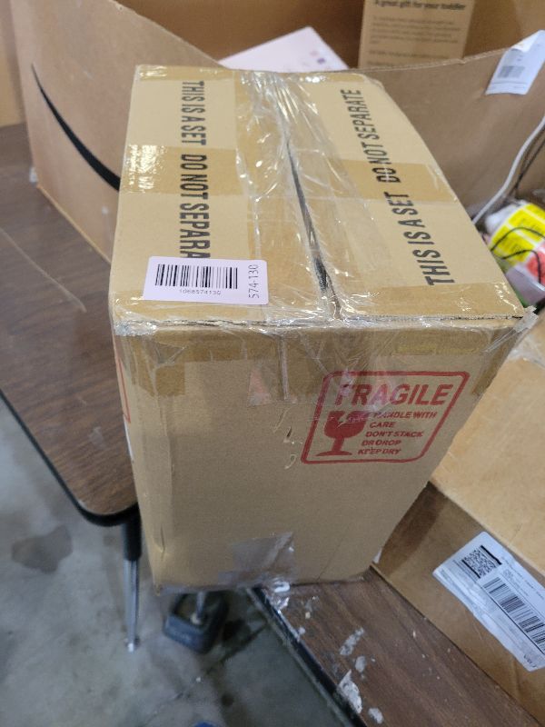 Photo 1 of 10 Pack Plastic Storage Bins with Lids, Stackable Plastic Storage Baskets for Organizing with Handles, Organizer Bins with Labels for Room, Craft, Containers for Pantry Organizers and Storage