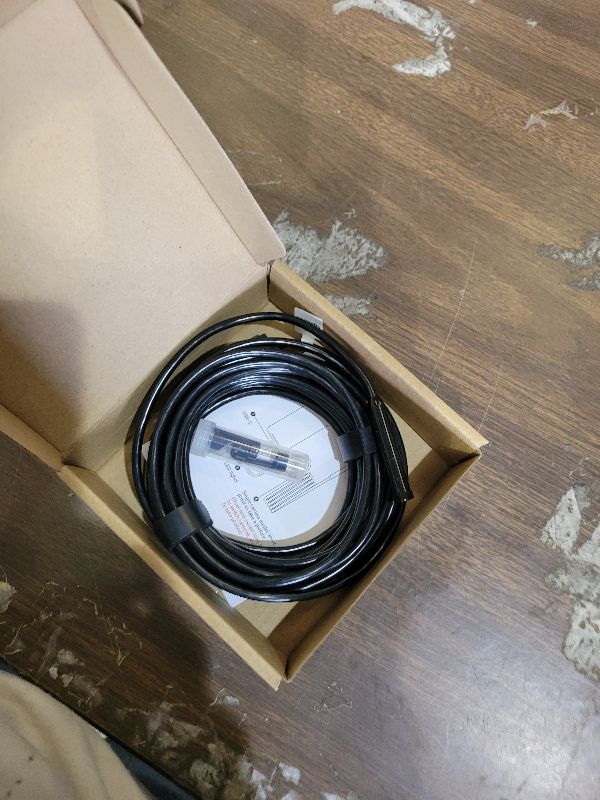 Photo 1 of [Dual-Lens] Endoscope Camera with Light, 1920P HD Borescope with 8+1 Adjustable LED Lights, IP67 Waterproof 16.5FT Semi-Rigid Snake Cord Inspection Camera for iPhone, iPad and Android Phone (Type C)