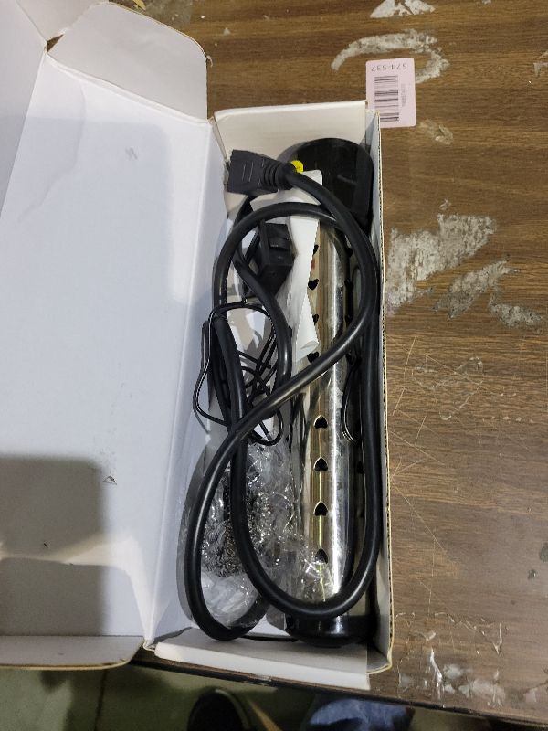 Photo 1 of 2000W Immersion Water Heater Electric, Fast Heating Portable Water Heater with 304 Stainless Steel, Bucket Heater with Digital LCD Thermometer for Home Camping Bath Pool Outdoor Use