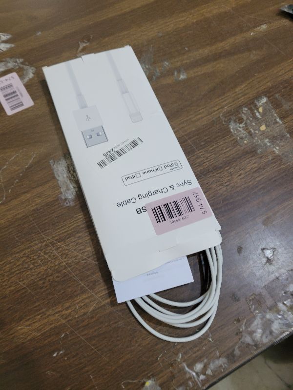 View 2 of 10ft iPhone Charger, [Apple Certified] Long Apple Charging Cord,10 Feet Original Lightning to USB Cable,10 Foot iPhone Charging Cable for iPhone 14 Pro Max/14/13 Pro/12 Mini/11/XS/XR/8/7/6S/5/SE,iPad