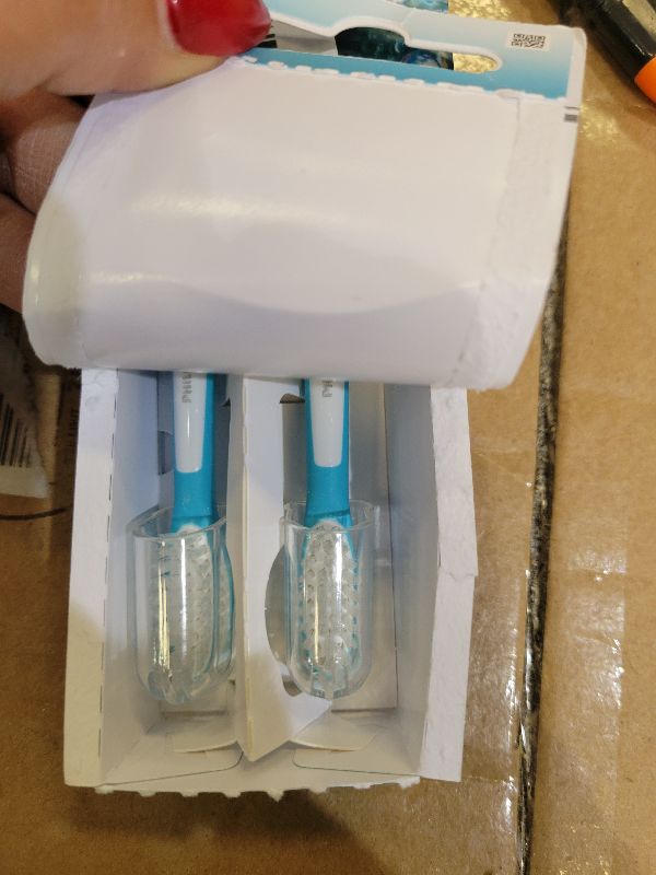 Photo 1 of 2 pc Philips Sonicare W DiamondClean - Genuine Replacement Electric Toothbrush Heads, White, 2 Pack One Year Supply, HX6064/65